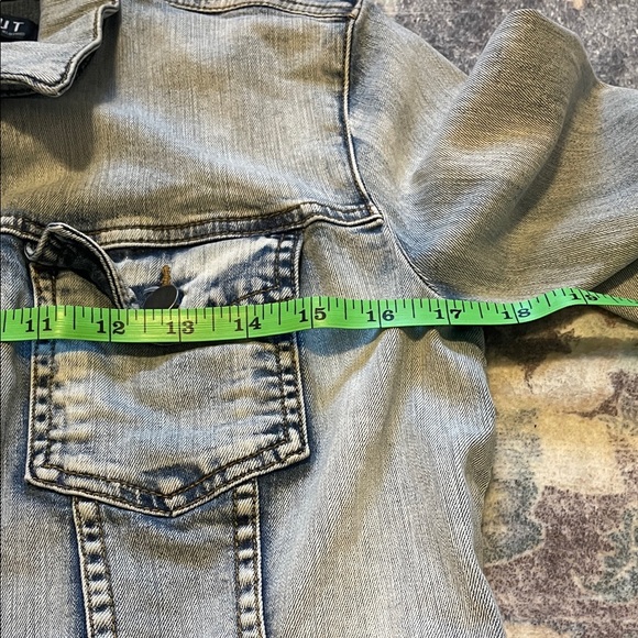 Kut from the Kloth Light Blue Denim Jacket - Picture 7 of 8